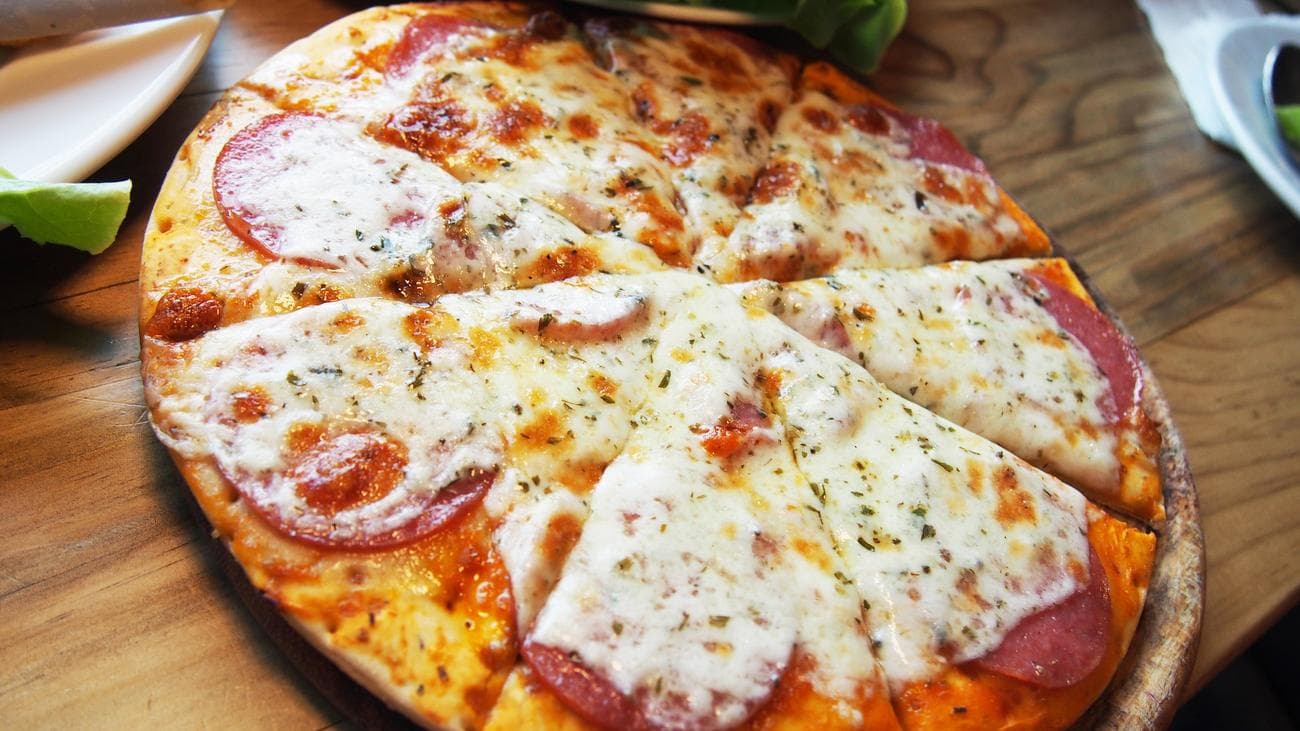 Pizza im Harput Kebab Haus